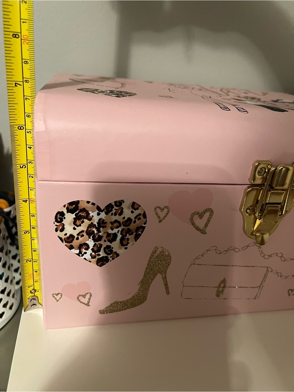 Pink Decorative Fashion-Themed Storage Box - Picture 10 of 11